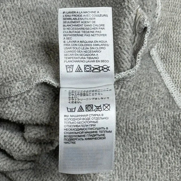 The North Face Women's L Gray Snap Neck Hooded Fleece Pullover Hoodie Gorpcore - Image 4