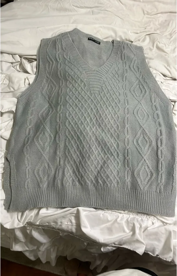 Sweater vest Gray Size L - Image 5