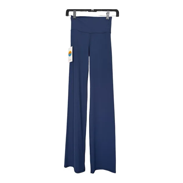 Vuori Women’s AllTheFeels High Waist Straight Leg Slim Blue Coast Size XS New - Image 3