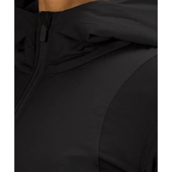 Lululemon Push Your Pace Jacket Size 6 Black Hiking -LW4BZFS BLK EUC - Image 5