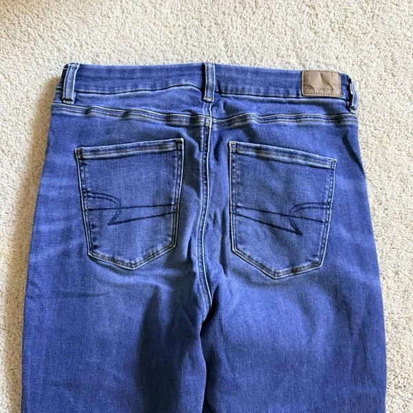 American Eagle Womens Hi-Rise Jegging Next Level Stretch Skinny Jeans Sz 10 29” - Image 7