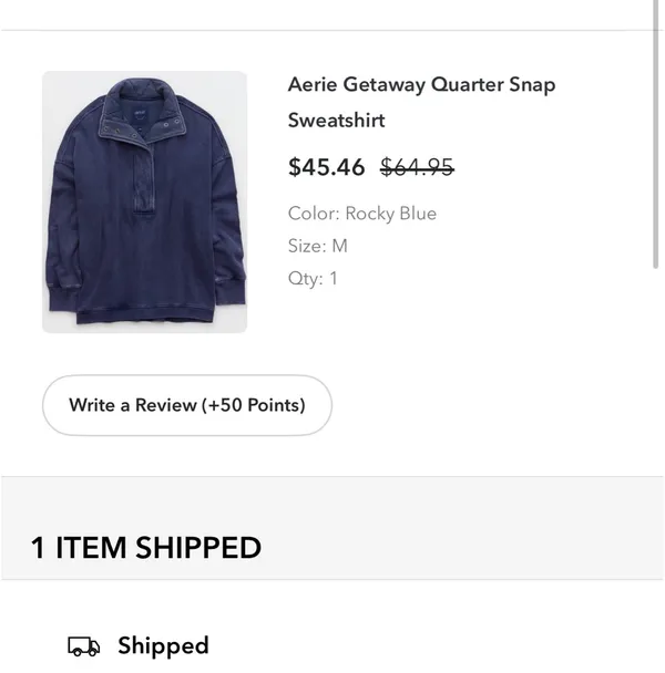 Aerie Quarter-Zip Pullover - Image 3