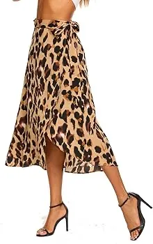 Leopard maxi skirt Brown - Image 3