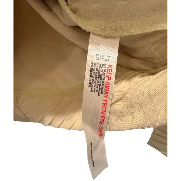 Free People NWT $98 FP Beach Wavy Pullover Neutral Green V-Neck Ties M - Image 5