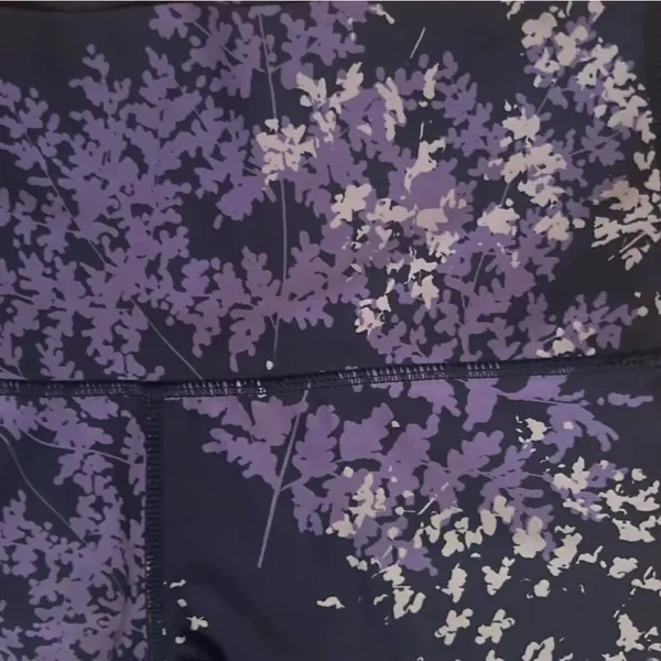 Women’s Aerie Ankle Leggings Floral Purple Size M - Image 2