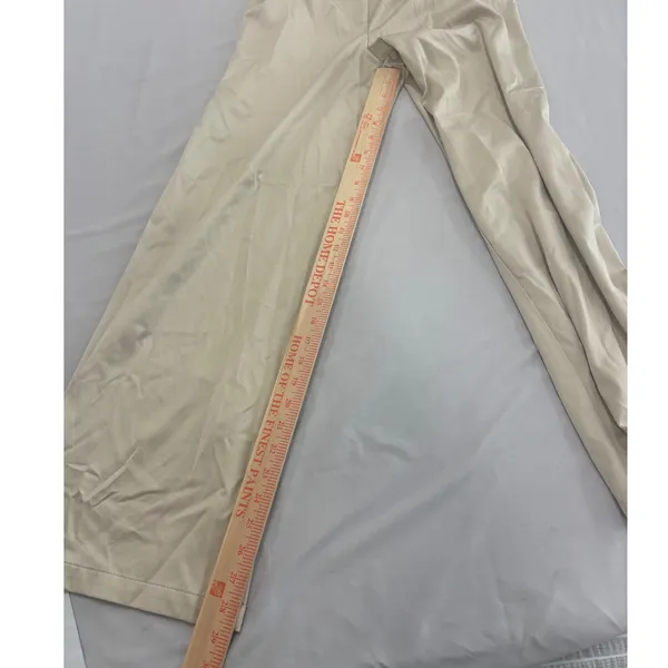 Princess Polly Beige Wide Leg Pleated Trousers High Waisted Tan Pants Size 0 US - Image 7