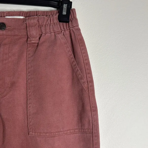 PacSun Women’s Sienna Dust Cargo Elastic Hem and Waistband Denim Pants Size XS - Image 7