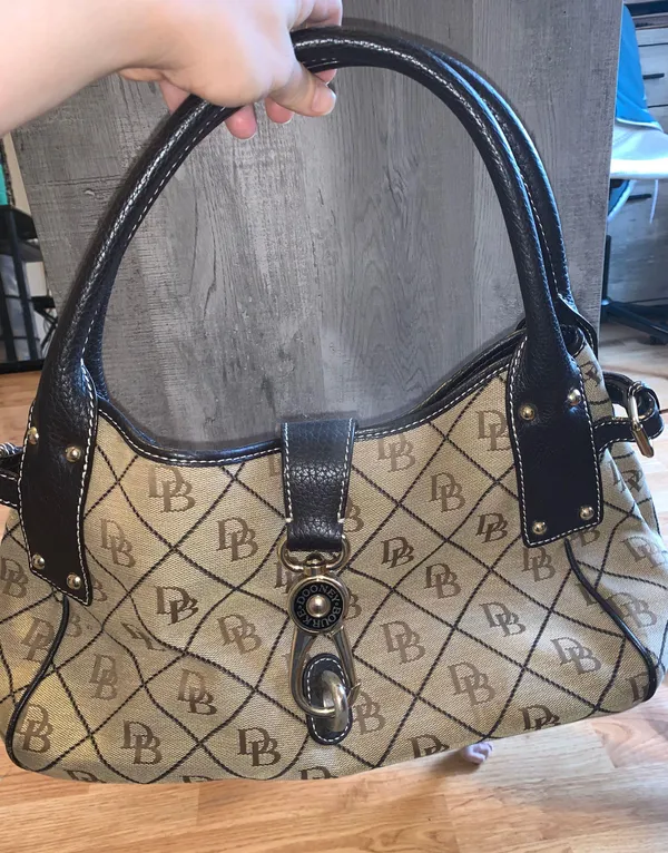 Dooney & Bourke Signature Canvas Satchel - Image 2