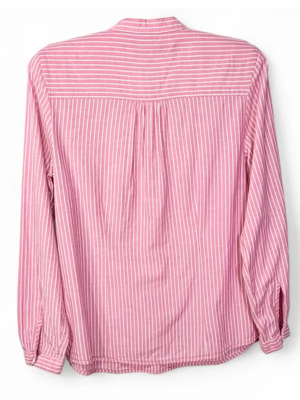 L.L. Bean Women’s Pin Tuck Pleated Long Sleeve Poplin Top Blouse Size S Regular - Image 14