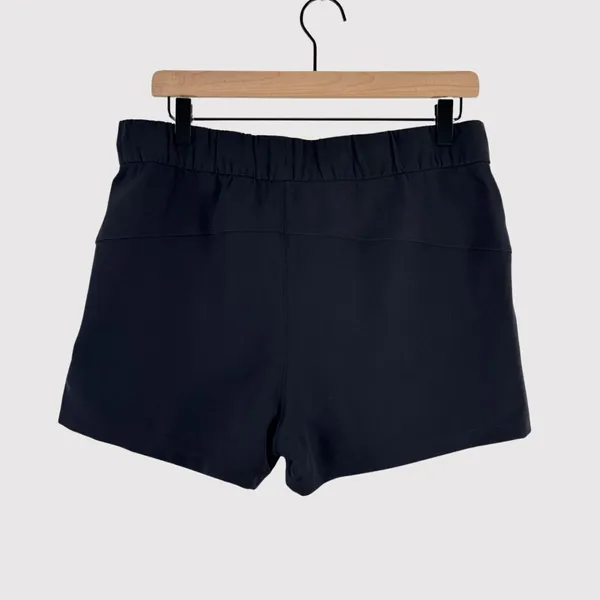 Lululemon Womens Shorts Black On the Fly Sweat Wicking Athletic Stretch Size 8 - Image 4