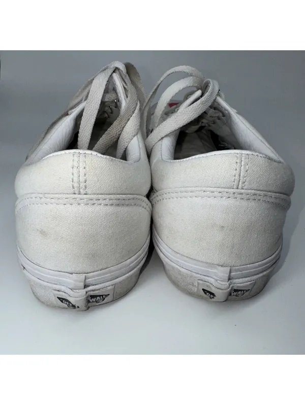 Vans CDG White Low Women's 8.5 Men's 7 Sneakers Shoes Commes De Garçon - Image 4