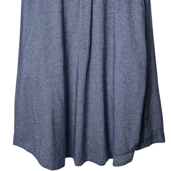 NEW Aerie Anytime Fave Twill Button‎ Down Flannel Blue Capsule Outdoors XXL - Image 7