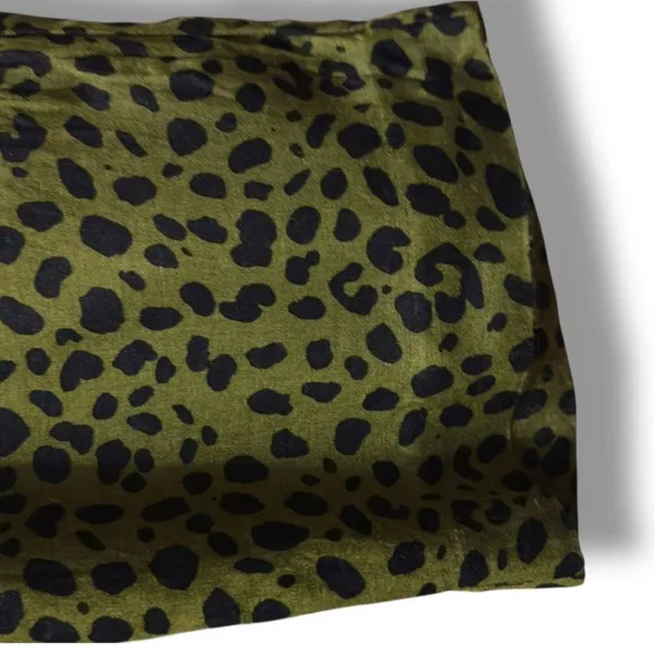 Zara | NWOT Turkey Olive Green Leopard Print High Waist Straight Leg Pants (XS) - Image 7