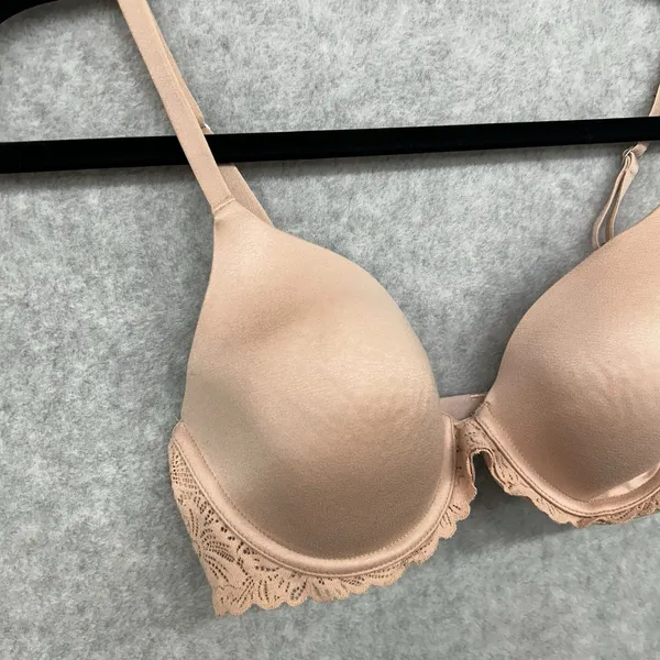 Aerie Real Sunnie Full Coverage Bra 32D Brown Underwire Back Closure - Image 3
