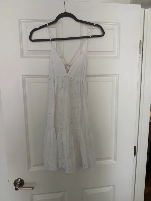 ZARA White Summer Dress - Image 2