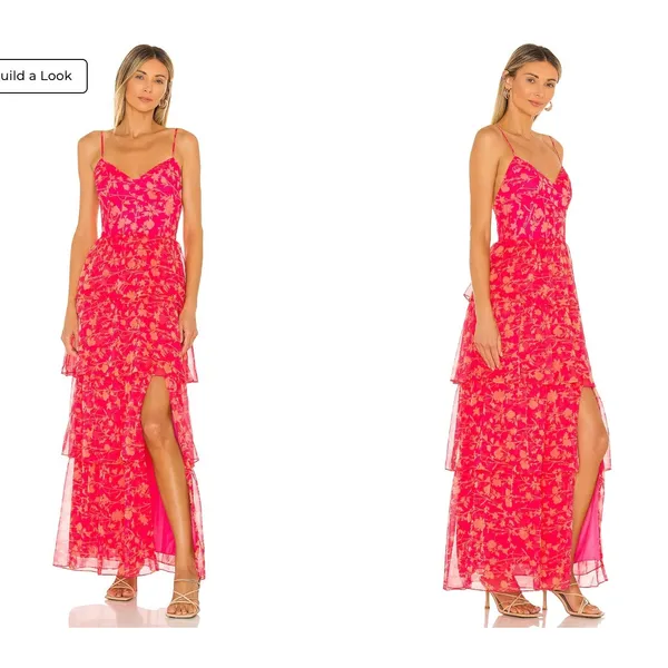 Amanda Uprichard Thaddea Maxi Dress Size XS - Image 2