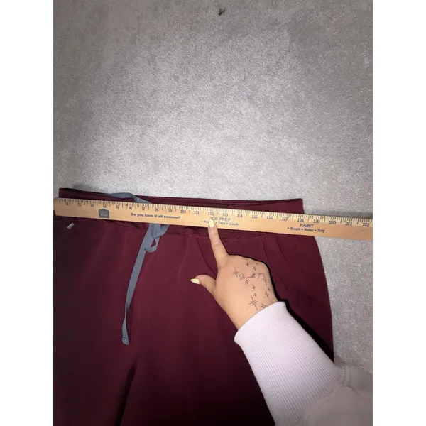 figs zamora jogger scrub pants burgundy xxl Women's - Image 9