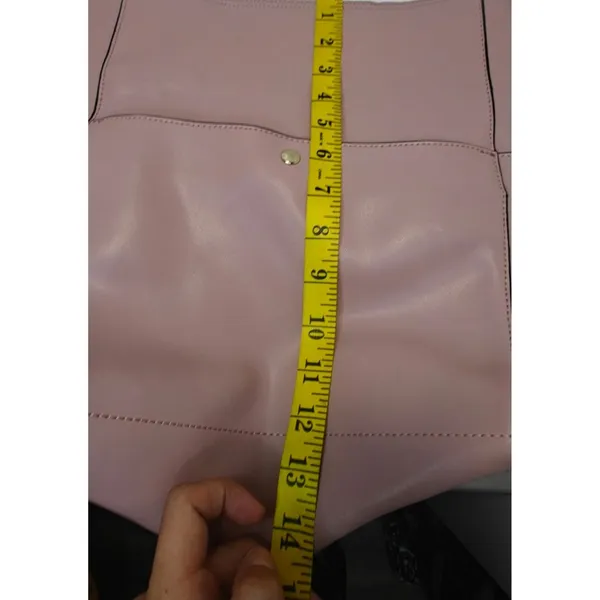 Baby Pink leather Tote by Bostatent - Image 8