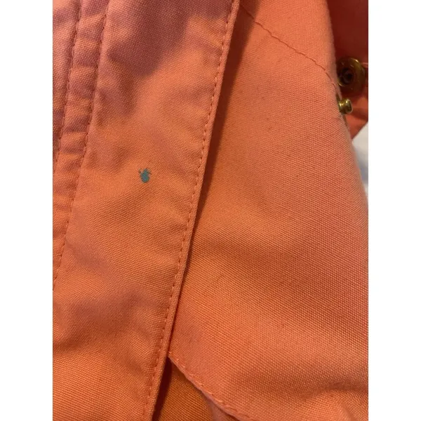 Coogi Jacket Womens Size M Orange‎ Studded Hood Casual Full Zip Australia Cotton - Image 14