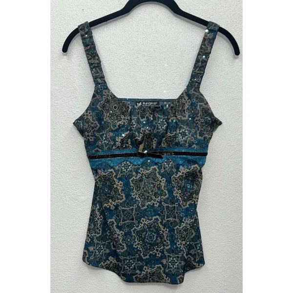 Vintage Self Esteem Babydoll Tank Top XL(fits S) Fairy Grunge Y2K 90s Whimsigoth - Image 2