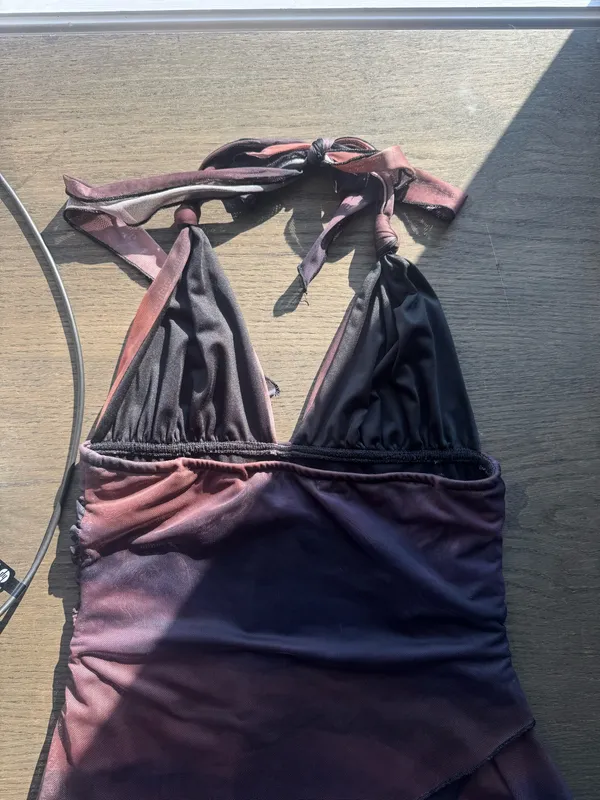 Halter top dress Purple - Image 4