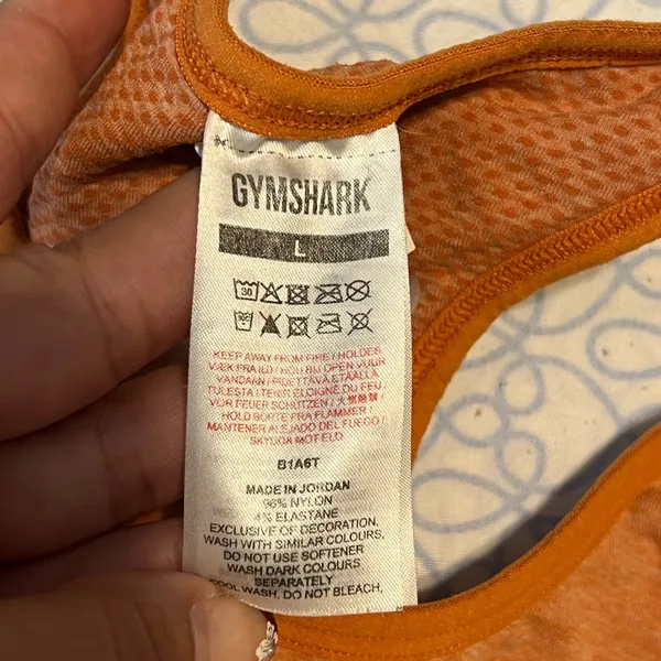 Gymshark Seamless Racerback Sports Bra - Rust - Image 4