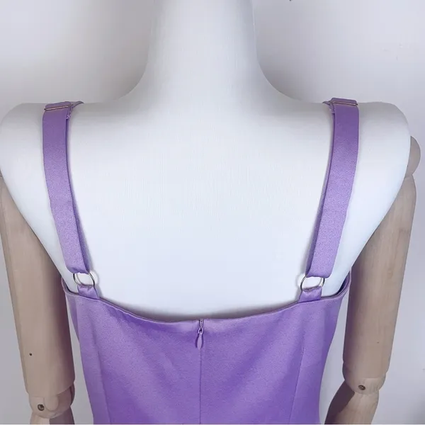 Elliatt Katherine Draped Mini Dress - Lilac Size Small NWT - Image 7