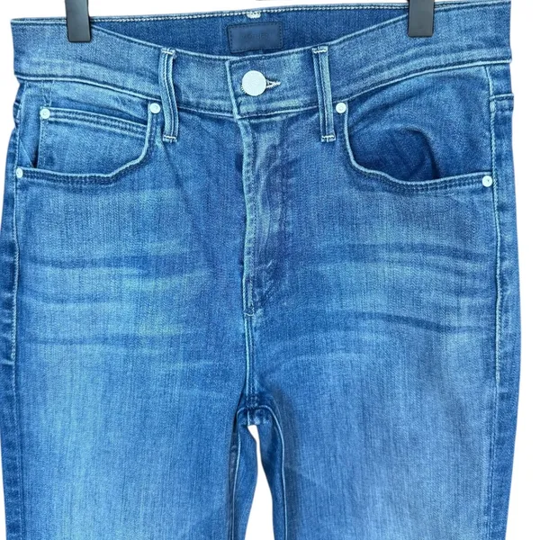 Mother The Runaway Step Fray Jeans in A Night‎ in Havana Sz 27 - Image 6
