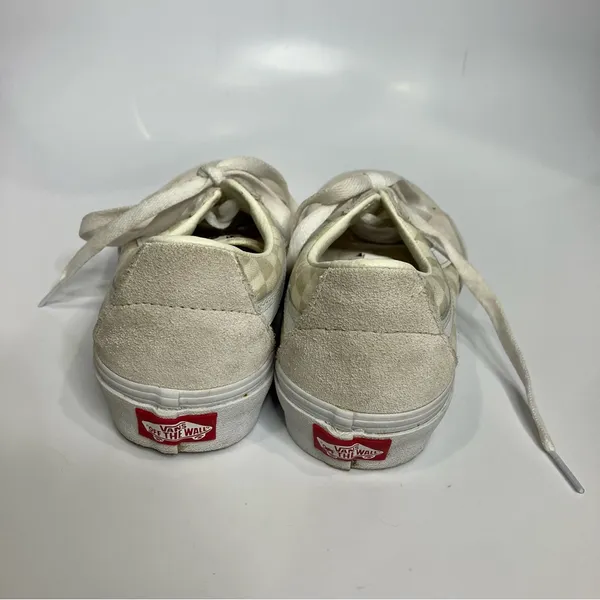 Vans‎ Sk8 floral check marshmallow low top sneakers unisex sizing women’s size 7 - Image 5