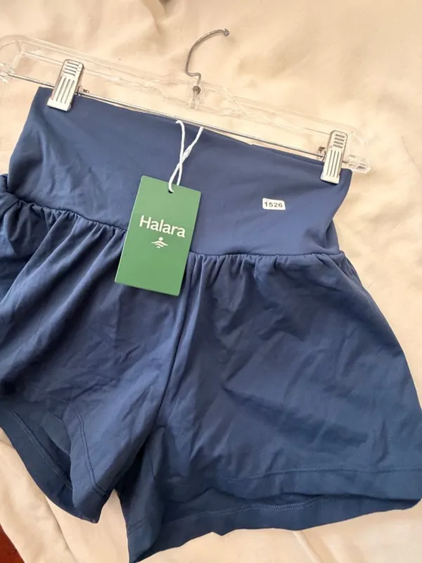 Halara S Athletic Navy Shorts High Waistband - Size Small - Image 3