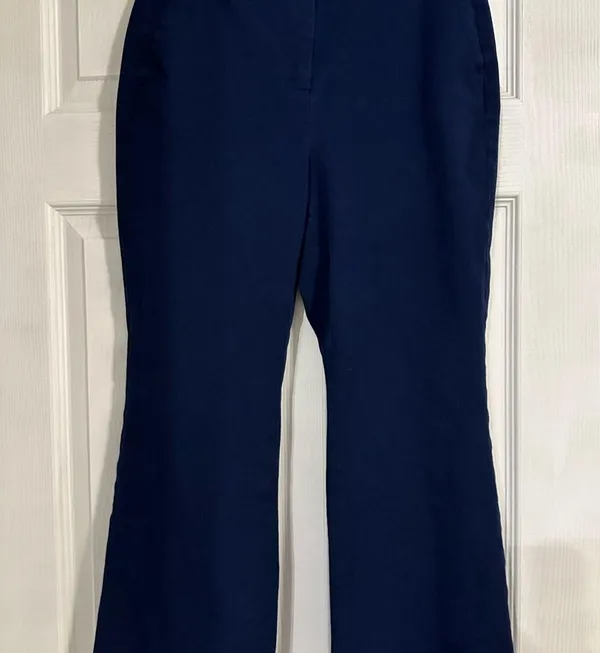 J. Crew Factory Kelsey Flare Pant in Antique Navy - Image 2