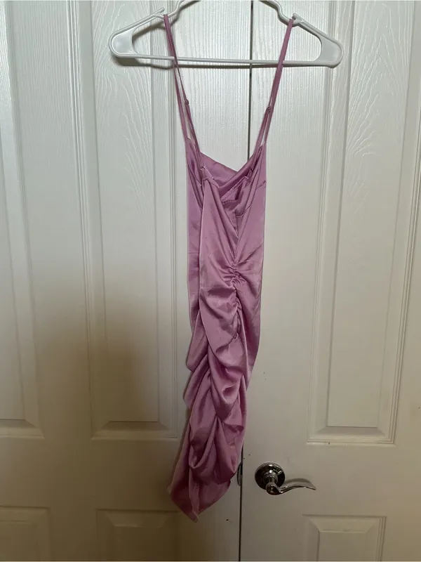 Forever 21 Dusty Lavender Satin Slip Dress - Image 4