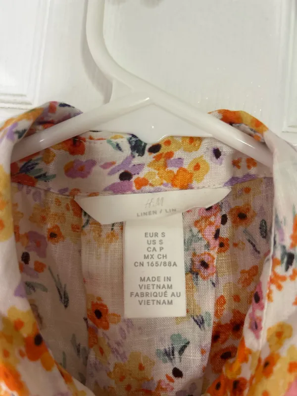 H&M floral button up blouse Top - Image 2
