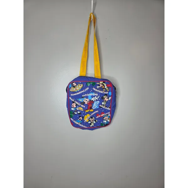 Disneyland Vintage Blue Mickey Mouse Insulated Backpack Cooler Bag Travel - Image 2