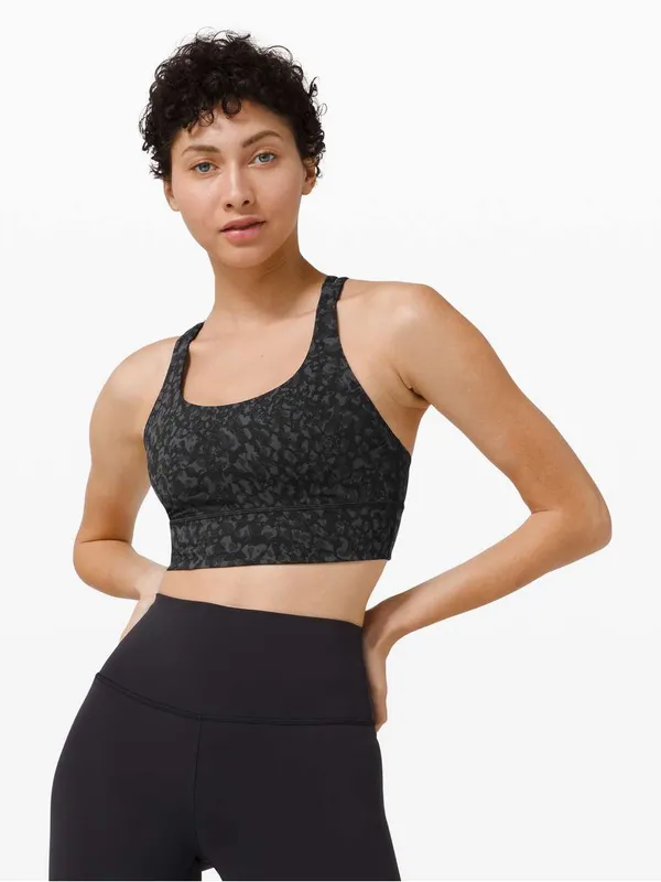 Lululemon Size 2 Energy Athletic Bra Long Line Medium Support Wild Thing Camo - Image 8