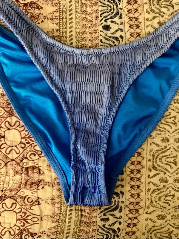 triangl swimwear Light Blue Smocked Bikini Set - Image 3