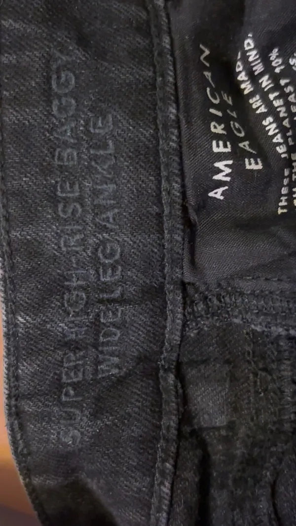 Black American Eagle Jeans - Image 4
