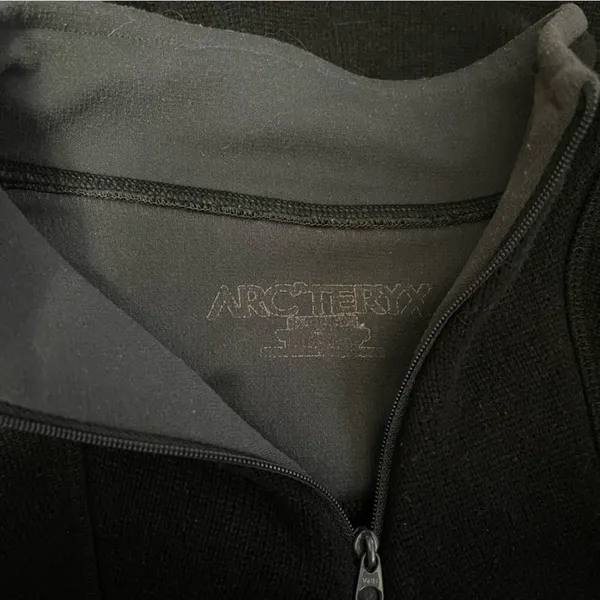 Arc’Teryx Fleece Quarter Zip Pull Over Black Size XS - Image 5