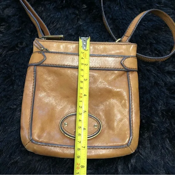 FOSSIL leather purse crossbody bag - Image 9