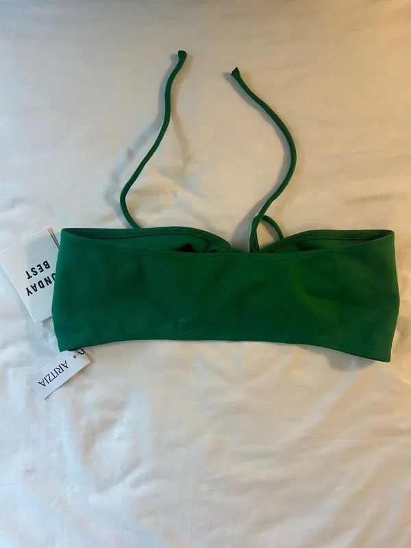 NWT Aritzia Sunday Best Green Bandeau Top - Image 3