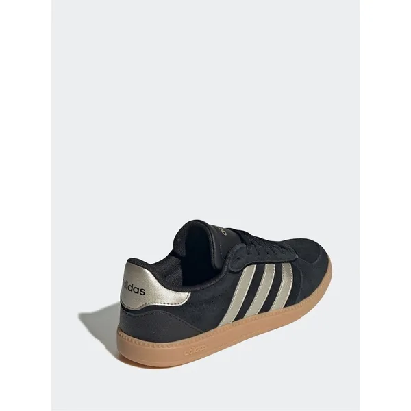 adidas Breaknet‎ Sleek Trainers Black Silver Metallic Gum Sole Womens 8 GW5523 - Image 3