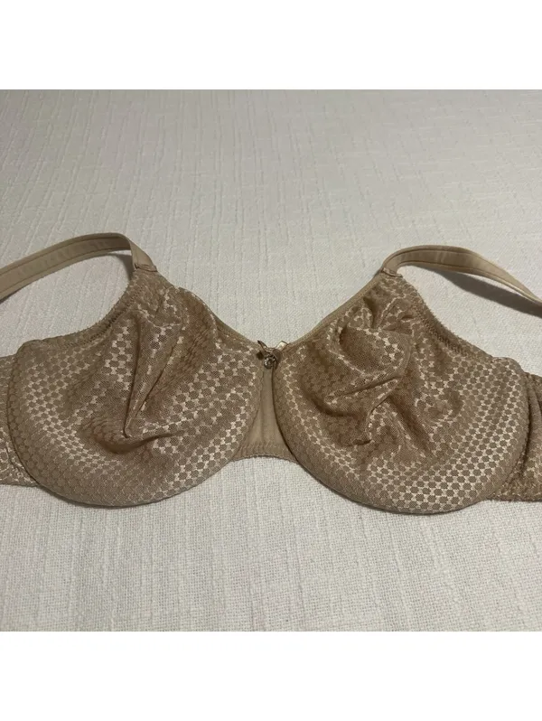 Chantelle C Magnifique Nouveau Minimizer Bra 40D Underwire Unlined Nude C27910 - Image 10