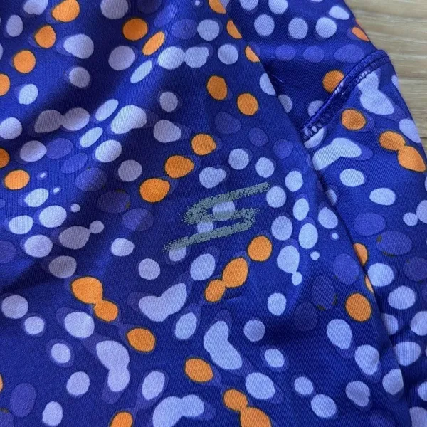 Skechers Women's Sports Leggings Capris Purple Polka Dots Size‎ Medium - Image 2