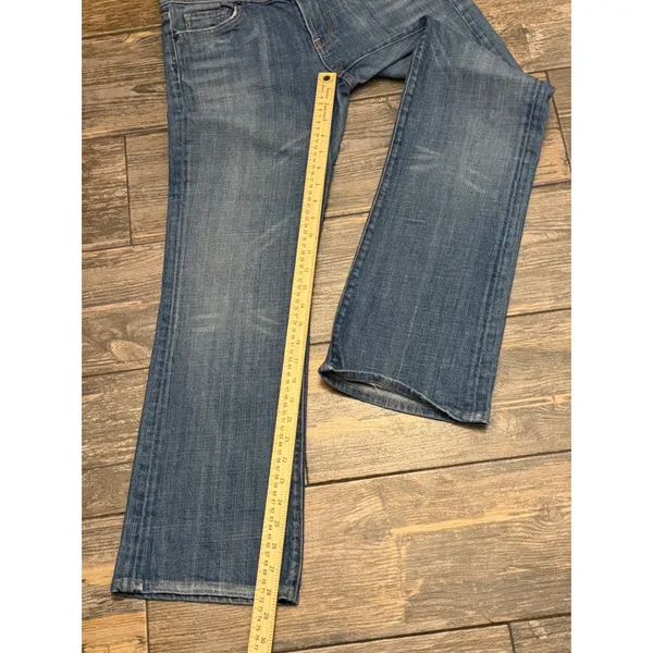 Citizens of Humanity Kelly 001 Low Rise Bootcut Jeans Blue Size‎ 29 USA Y2K Crop - Image 9