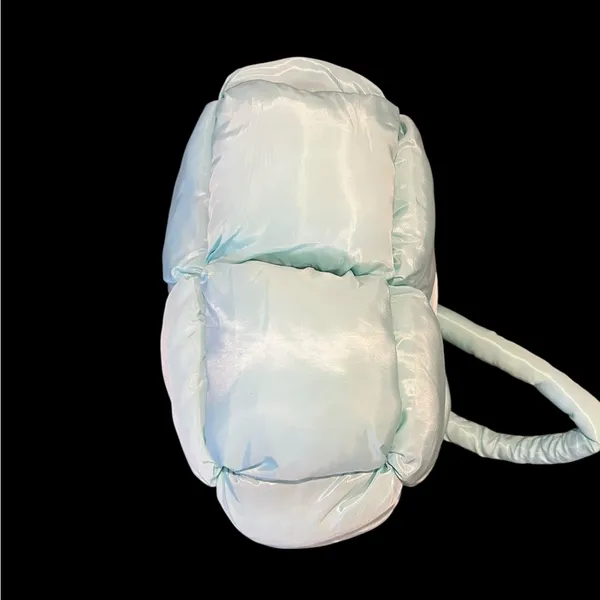 NWT KATYDID Quilted Puffer Shoulder Tote Bag Double Handles Mint - Image 7