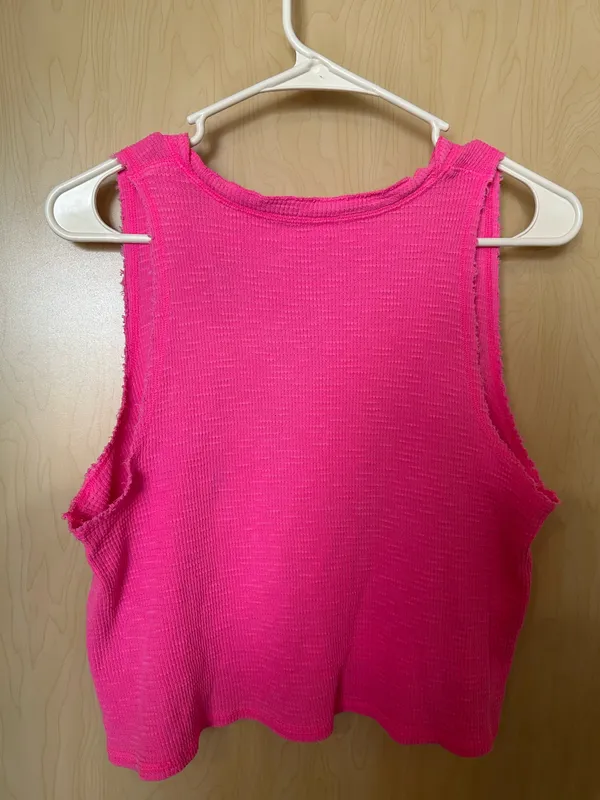 Aerie Waffle Cropped Tank Top - Image 2