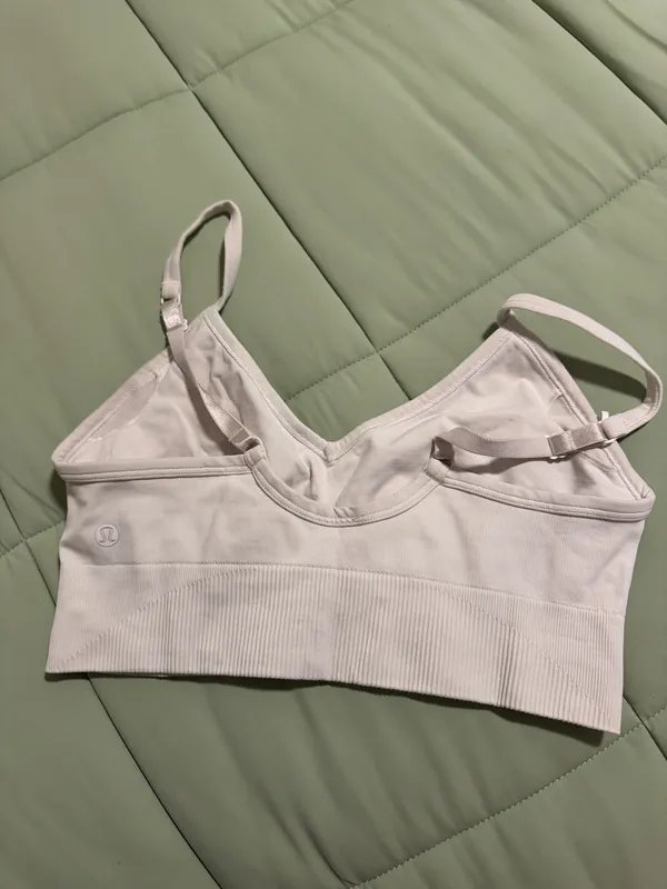 White Lululemon Sports Bra - Image 2