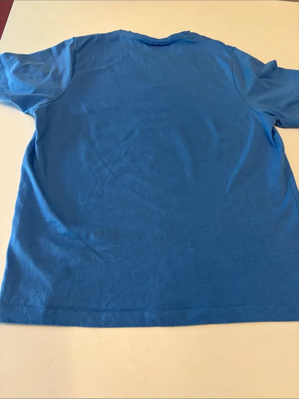 Lacoste ladies blue cotton t size 36 (XS/S) - Image 8