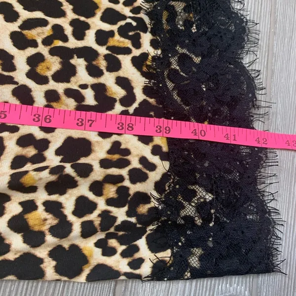 NWOT‎ Zara leopard lace camisole dress - Image 10