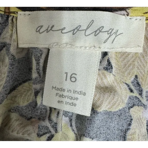 Y2K Aveology Follow‎ Your Heart Maxi Dress Sz 16 Boho Floral Cottagecore Gypsy - Image 7